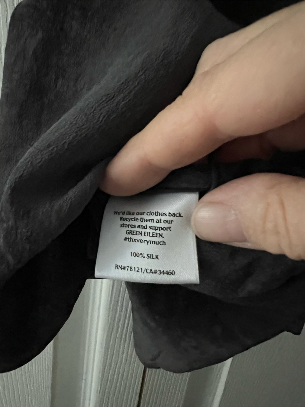Eileen Fisher 100% Silk Tie Dye Top - Picture 6 of 6